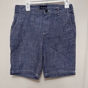 Children’s Place Blue Flat Front Shorts Casual Summer Style